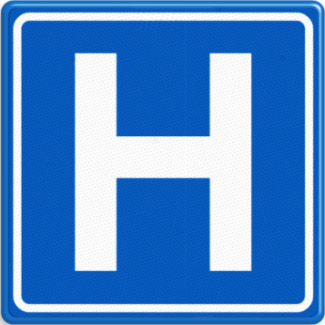 Symbool hospital of ziekenhuis